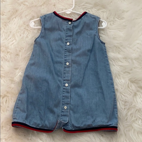 GUCCI kids strawberry engraved sleeveless dress - Picture 2 of 4